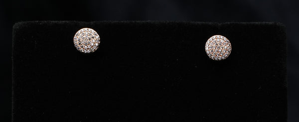 Radiant Halo Round Studs