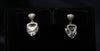 Heartstone Drop Earrings