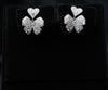 Butterfly Heart Studs