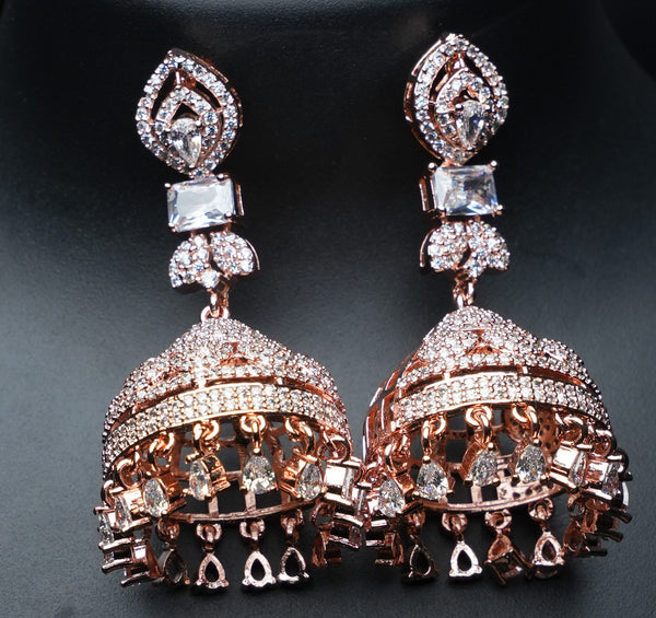 Royal Sparkle Jhumka Earrings