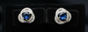 Crystal Orbit Stud Earrings