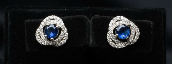Crystal Orbit Stud Earrings