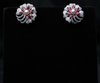 Dazzle Bloom Pearl Studs