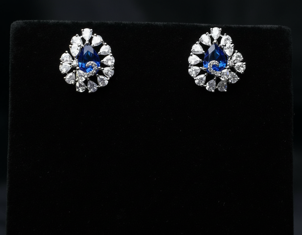 Pear Bloom Sparkle Studs