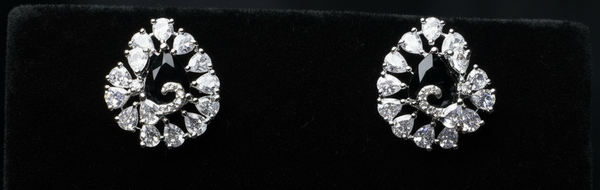 Pear Bloom Sparkle Studs