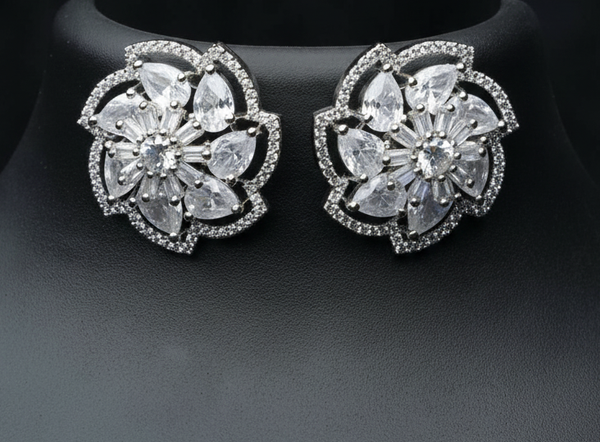 Elegant Blossom Statement Studs