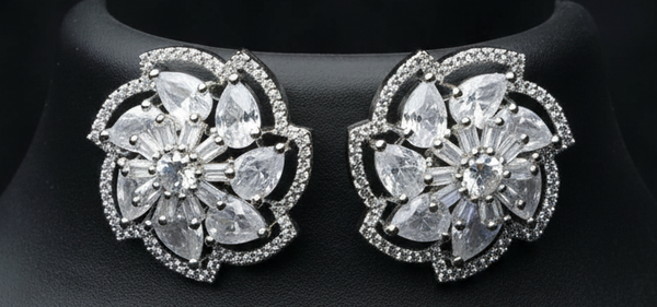 Elegant Blossom Statement Studs